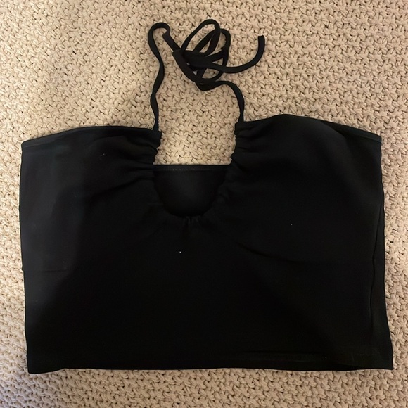 SHEIN top black crop top - Picture 3 of 3